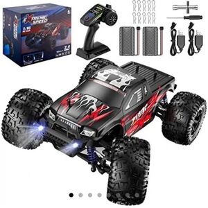 Red and Black RC Monster Truck